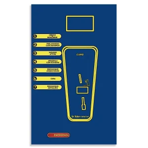 gettoniera di selezione fasi lavaggio - linea Garda