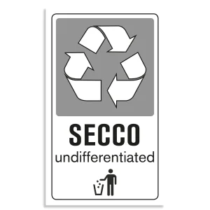 indicazione per raccolta differenziata - secco