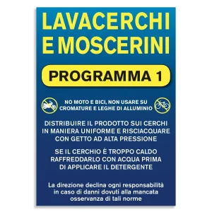 istruzioni per l’utilizzo del programma lavacerchi