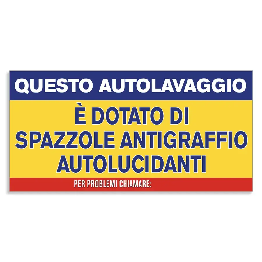 Segnale Spazzole Antigraffio - linea Canyon